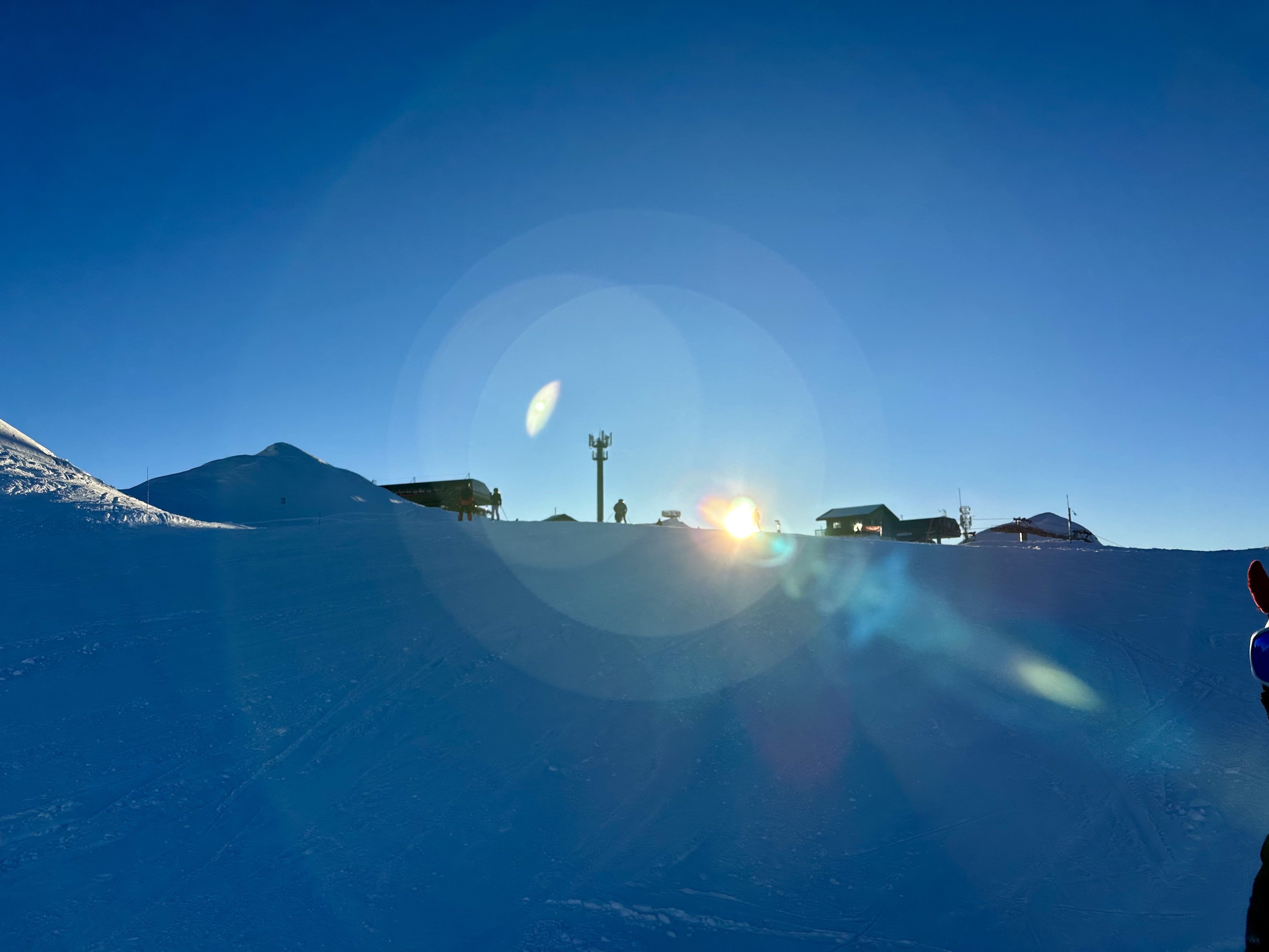 Zon op de pistes