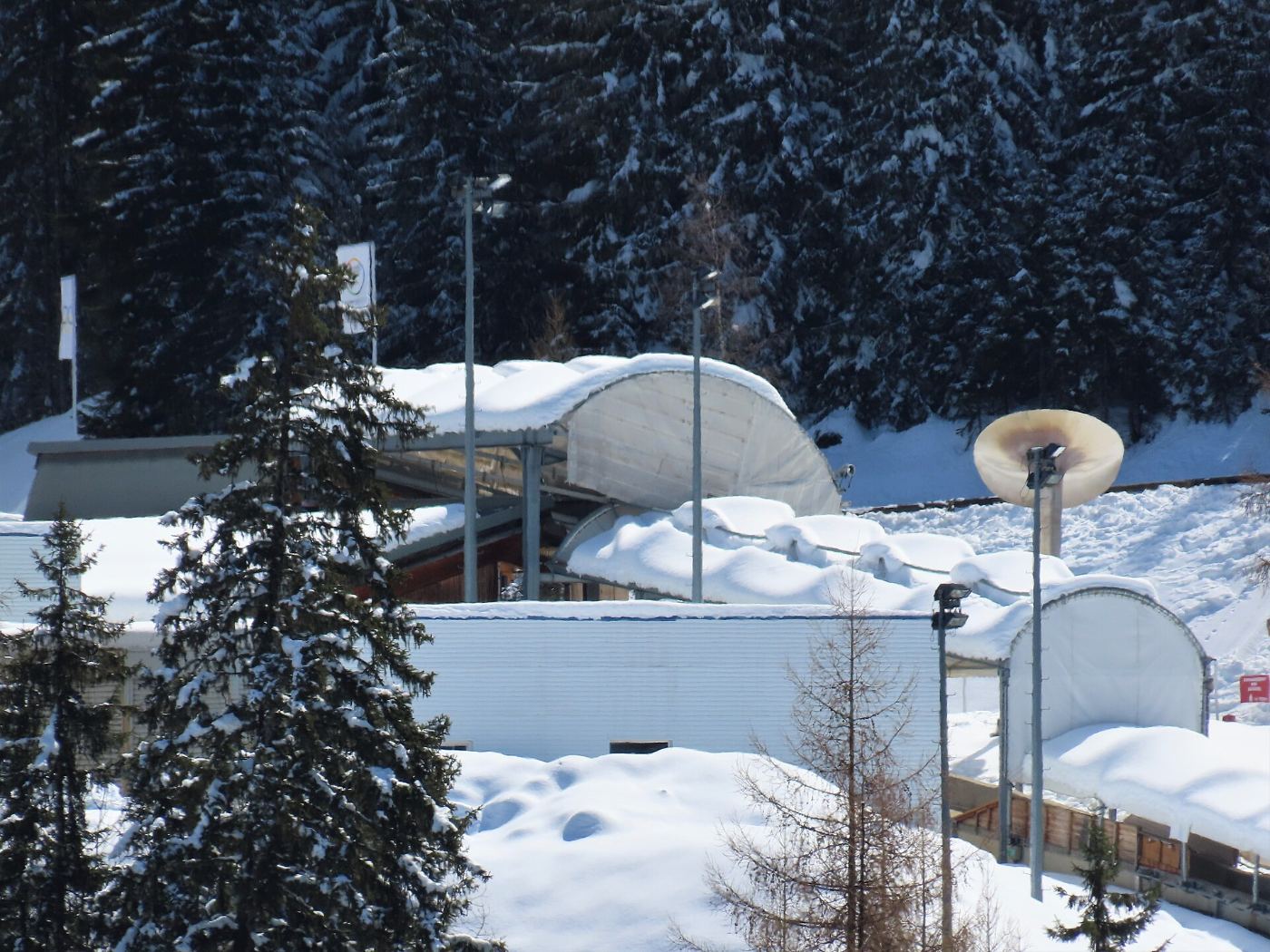 Die Bobbahn von La Plagne